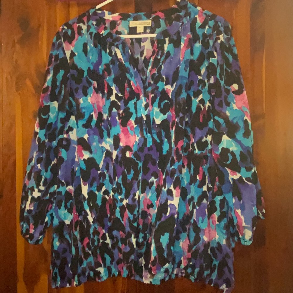 Dana Buchman Multicolor Blouse
